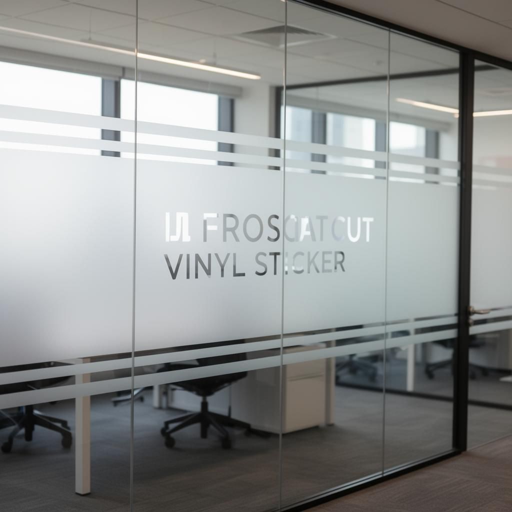Standard Cut Frosted Sticker