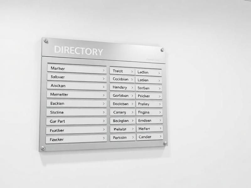 Directory Signage